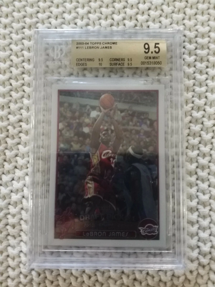 LeBron James Beckett Grading Services (BGS) 9.5 Graded Basketball