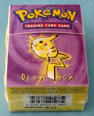 1999 - 60 ULTRA PRO SLEEVES ONLY! - POKEMON DECK BOX SEALED - PIKACHU, MEWTWO