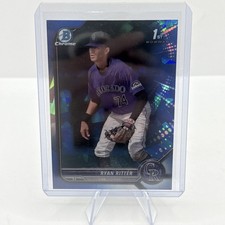 2022 Bowman Draft Sapphire Edition 1st (RC) RYAN RITTER bdc-136 Rockies