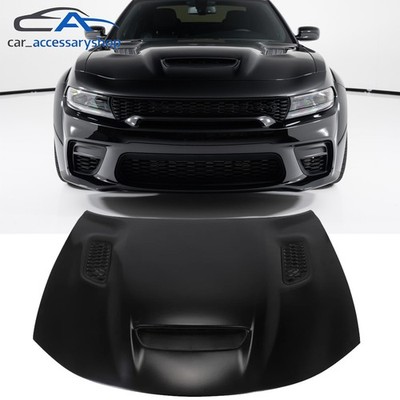 Fits 2015 - 2023 Dodge Charger SRT Hellcat Redeye Widebody Style Hood Aluminum
