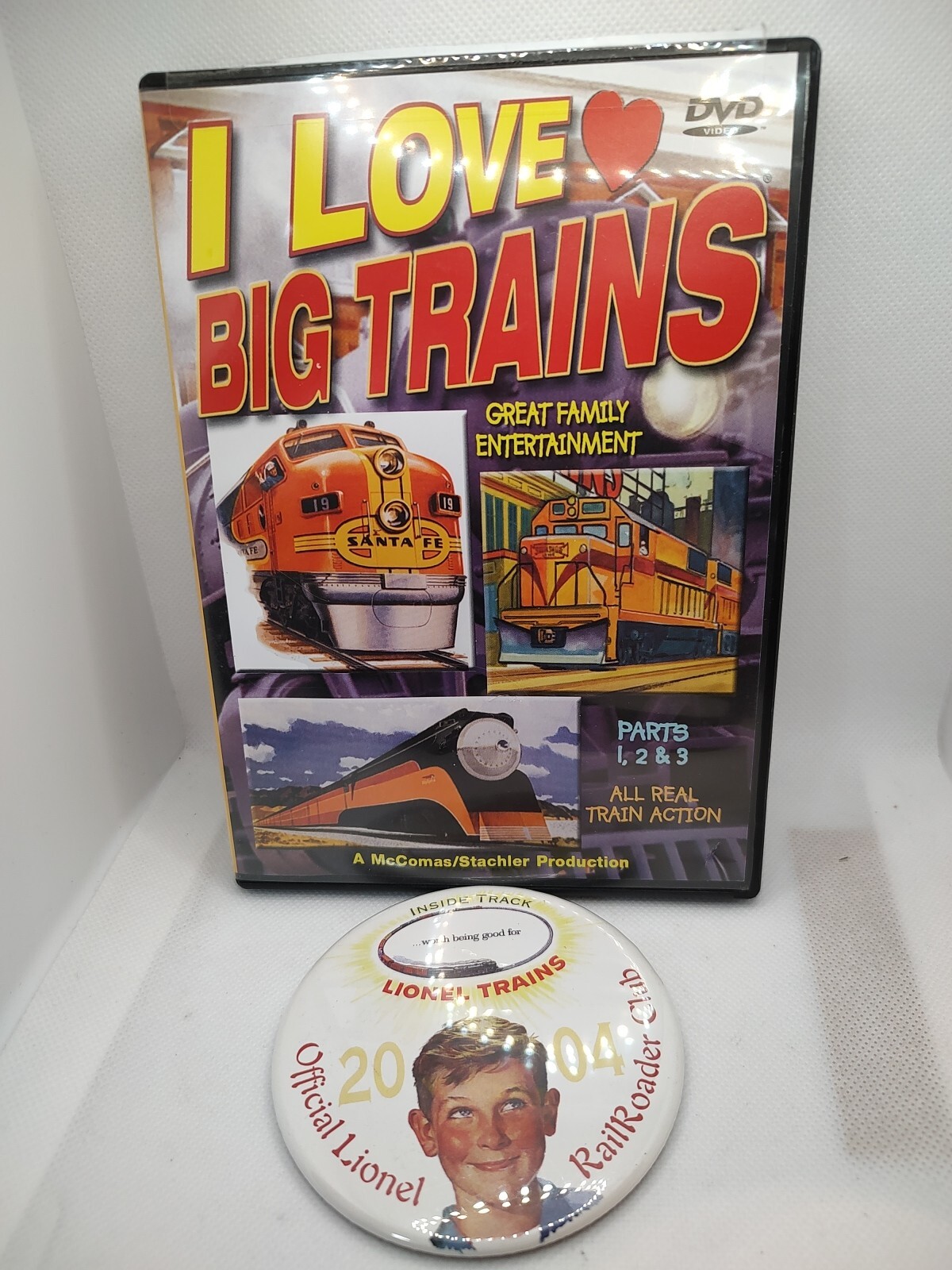 2004 Lionel Trains Railroader RR Club Member Pinback Pin