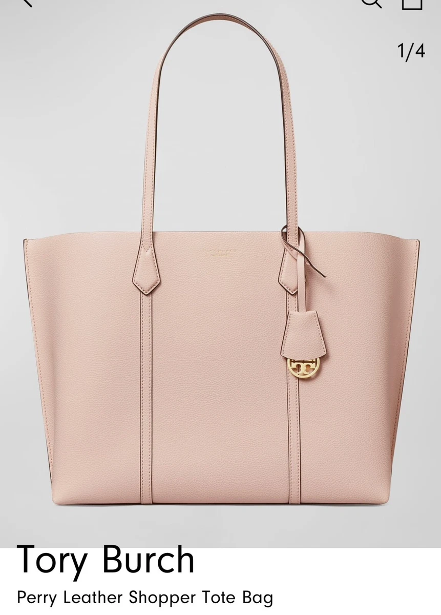 Tory Burch Perry Leather Shopper Tote Bag