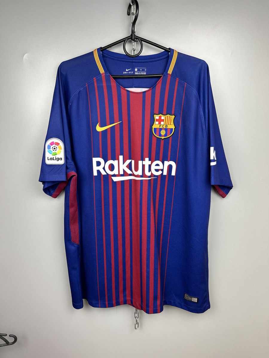 BARCELONA 2017 2018 HOME SHIRT JERSEY NIKE 847255-457 #10 MESSI