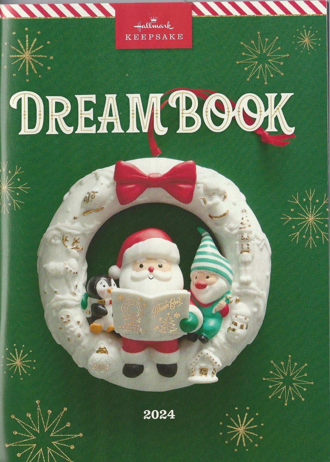 HALLMARK 2024 Keepsake Ornament Club Edition DREAM BOOK Wish List and