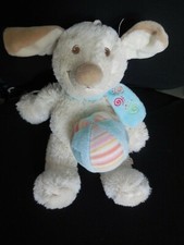 doudou peluche musical chien Kishoo Tifoo blanc NOUKIE'S noukies scuba