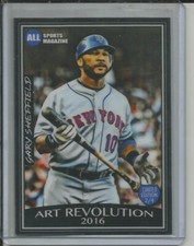 2016 GARY SHEFFIELD NYM 2/4 ORIGINAL PRINT ART REVOLUTION ART SKETCH CARD