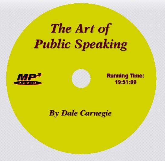 THE ART OF PUBLIC SPEAKING, Dale Carnegie, Joseph Esenwein, Audio Book ...