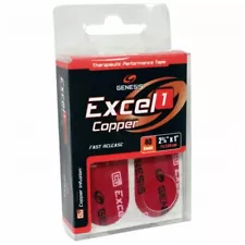 NEW Genesis Excel Copper 1 Performance Tape, Red, 40pcs/pkg