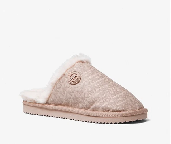 janis faux fur slipper