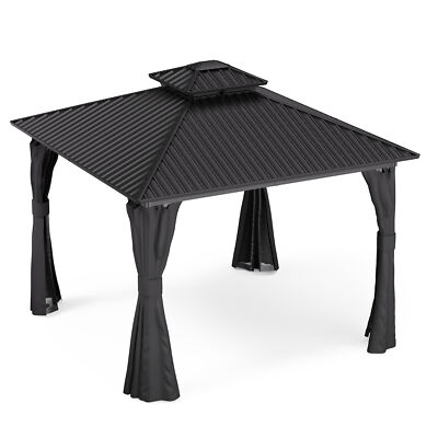 Pavillon 3x3 m Seitenteilen Wasserdicht Partyzelt Gartenzelt Pop Up Moskitonetz 