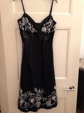 Gorgeous party, Prom, evening dress. Debut. Size 12. Black White. New