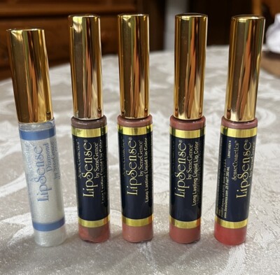 LOT OF 5 - LipSense By SeneGence Diamond Kiss, Bombshell, Nude Authentic SEALED