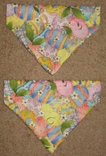 Easter Eggs Yellow Dog Bandana - 5 sizes XS-XL