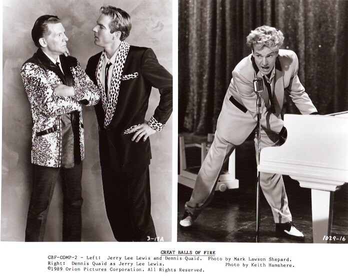 GREAT BALLS OF FIRE-1989-D QUAID/JERRY LEE LEWIS-8X10 NM | eBay