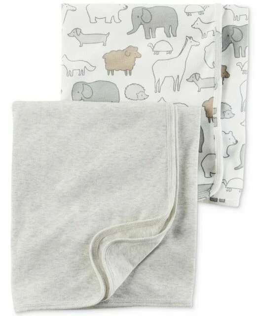 Carter's Safari Nursery Blankets & Throws with Wrap