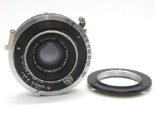 RARE WRAY LONDON WIDE ANGLE ANASTIGMAT 89 mm F6.3 LARGE FORMAT LENS COMPUR 4x5"