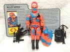 Gi Joe 1989 Vintage Original COBRA ALLEY VIPER  3.75" LOOSE figure