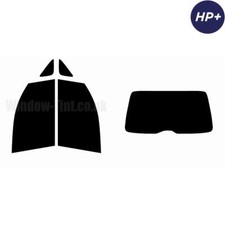 For VW Caddy Van Tailgate 2003+ Carbon Pre Cut Window Tint Full 2-ply HP+