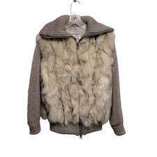 Barth Wind Furs Full Zip Fur Coat Short Jacket