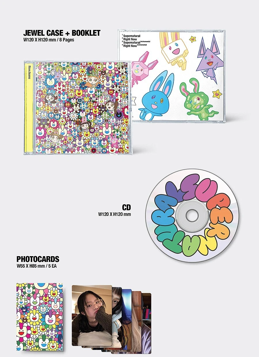 【当選品】NEWJEANS Essential Visual Photobook NewJeans - New Jeans : 1ST EP Album (Bluebook 6 Versions Set