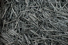 (800) Cotter Pins 1/8 x 1-1/4 Extended Prong Zinc Plated