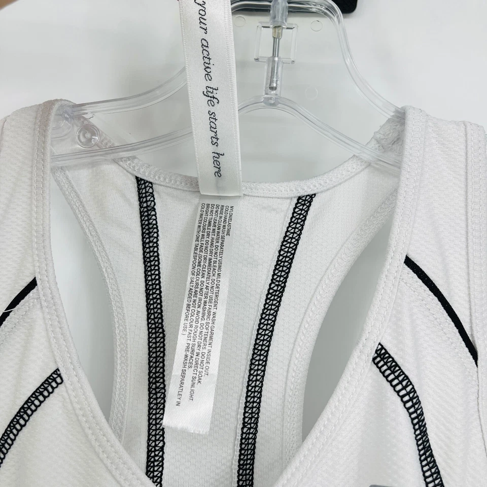 Женская майка Lorna Jane спортивная белая дышащая для активных тренировок в тренажерном зале XS - Изображение 4 из 4