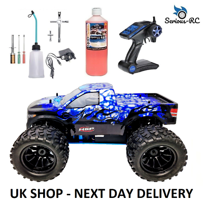 Petrol RC Car Truck *THE BEAST* Remote Control Car With STARTER KIT & NITRO  FUEL