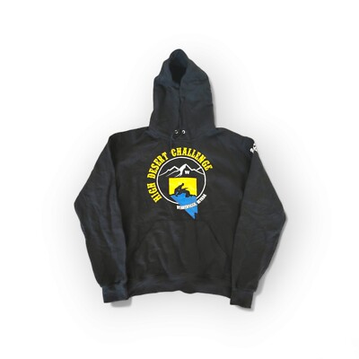 Markenloser (ohne Etikett) High Desert Challenge Hoodie, schwarz, Größe S