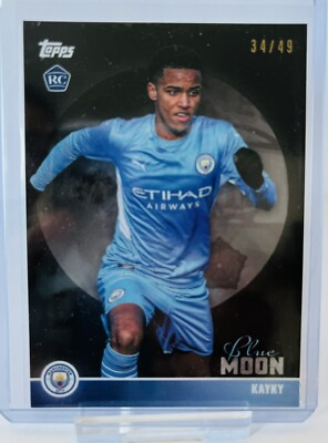  Topps Blue Moon RC Kayky Numberd 34/49 Manchester City 2021/22  Team Set Manu