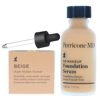 PERRICONE MD NO MAKE-UP FOUNDATION SERUM LSF20 BEIGE (LIGHT-MEDIUM/NEUTRAL) 30ML