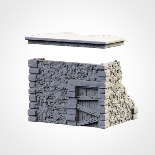 Abandoned Village, 3d printed Tabletop Wargames Terrain, Bolt Action RPG - Picture 10 of 28