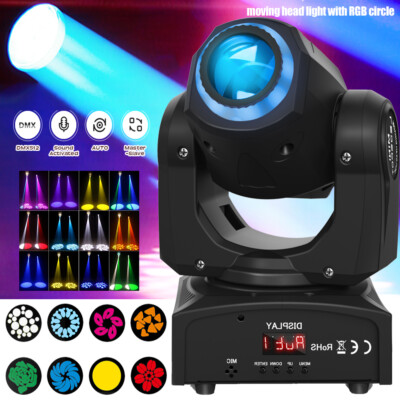 150W 8 Gobo RGBW LED Moving Head DMX Bühnenlicht Disco Punktstrahler Spotlight