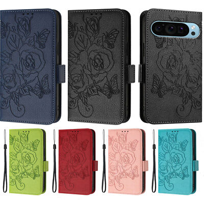 Leather Rose Wallet Cover Case For Itel A90 A80 S24 P55 Sony Xperia 1 5 10 VII