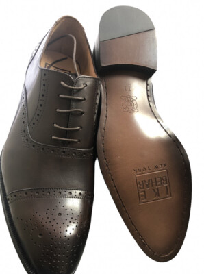 IKE BEHAR Mens Hand Made Dress Shoes Brown Size 11M NIB | eBay display picture 2