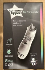 Tommee Tippee Digital Ear Thermometer Temp Alarm, 2 Second Reading NEW