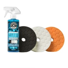 Chemical Guys BUFX703 Hex-Logic Quantum 6.5" Buffing Pad Sampler Kit (4 Items)