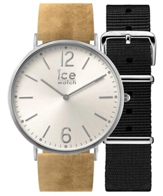 Ice-Watch ICE 001372 ICE CITY Belfast Medium Herrenuhr Textil + Lederband neu K1 - Bild 1 von 2