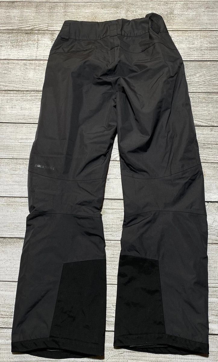Patagonia H2NO Mens XS Waterproof Rain Pants Black Snowboard Ski