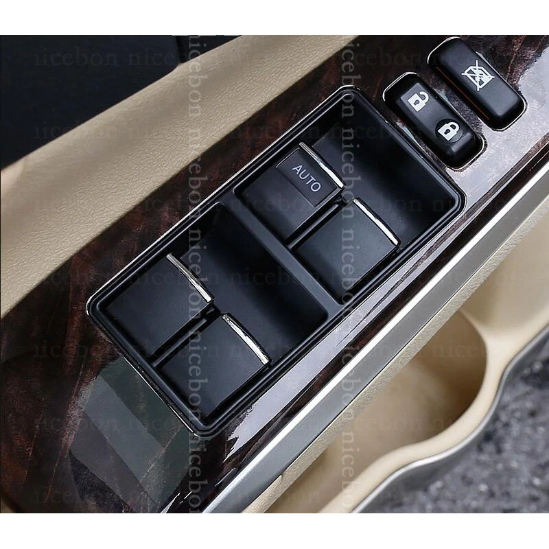 7pcs Window Lift Button Sequins Cover Trim Fit For Toyota 4runner 2010-2018 - Imagen 4 de 4