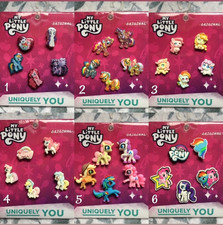Handmade shoe charms 5 pack set my little pony fluttershy rainbowdash