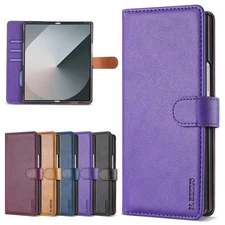 For Samsung Galaxy Z Fold 7/6/5/4/3 Magnetic Flip Stand Wallet PU Leather Case