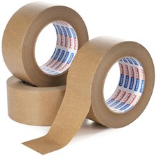 ADHES Biodegradable Kraft Paper Tape Writable  Uncoated Paper Packing Tape