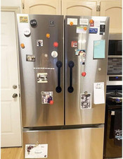 Magnetic Refrigerator Door Handle, Super Strong Magnets Handles Pulls, Keep Kitc