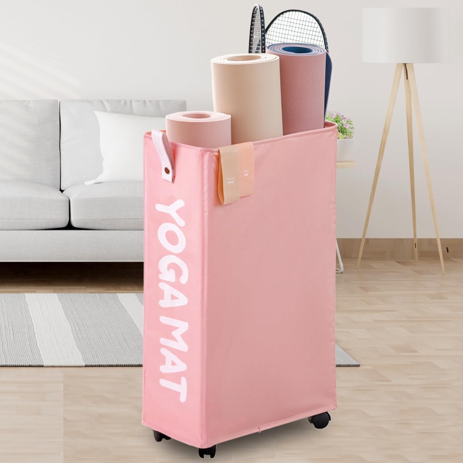 Yoga Mat Storage Rack Holder for Home Gym Equipment Organization