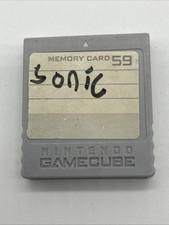Official Nintendo Gamecube Memory Card DOL-008 Genuine Grey OEM Tested Working