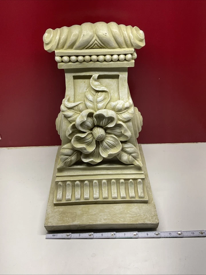 De Colección Ménsula de Yeso Decoración Arquitectónica, Soporte, Estante de Pared Lg. Sin astillas/grietas Foto 4 de 4