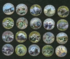 WWI Colorized Half Dollars Lot of 40