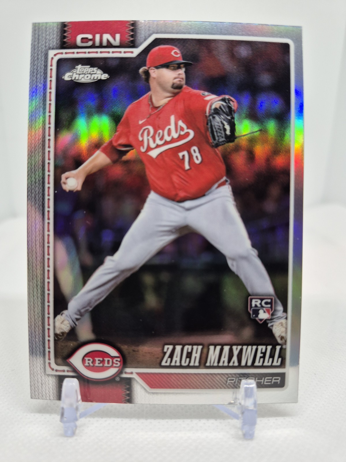 2026 Topps Chrome ZACH MAXWELL #143 Refractor RC Cincinnati Reds