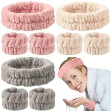 Soft Coral Fleece Headband Women Makeup Wash Face Spa Elastic Hair Band Fashion
