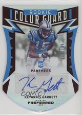 2016 Panini Preferred Rookie Color Guard 177/199 Keyarris Garrett #299 Auto 2r7